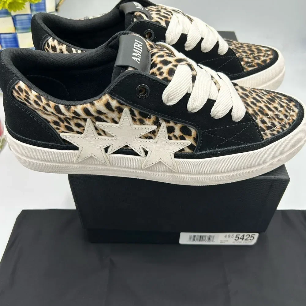Men's Amiri  leopard  Sunset low top sneakers size 45